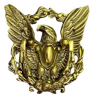 Vintage (70s) Solid Brass American Eagle Door Knocker, patriotic